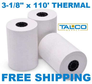 3-1/8" x 90' Thermal Paper Rolls